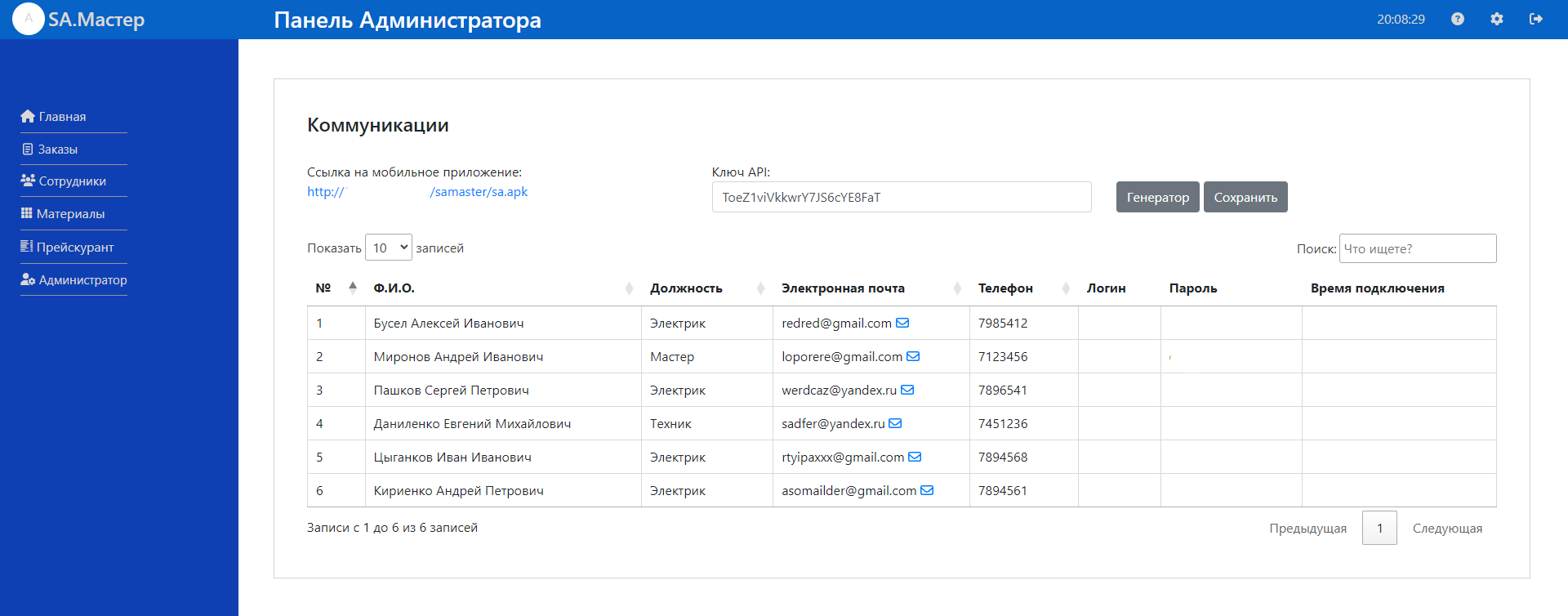 Коммуникации